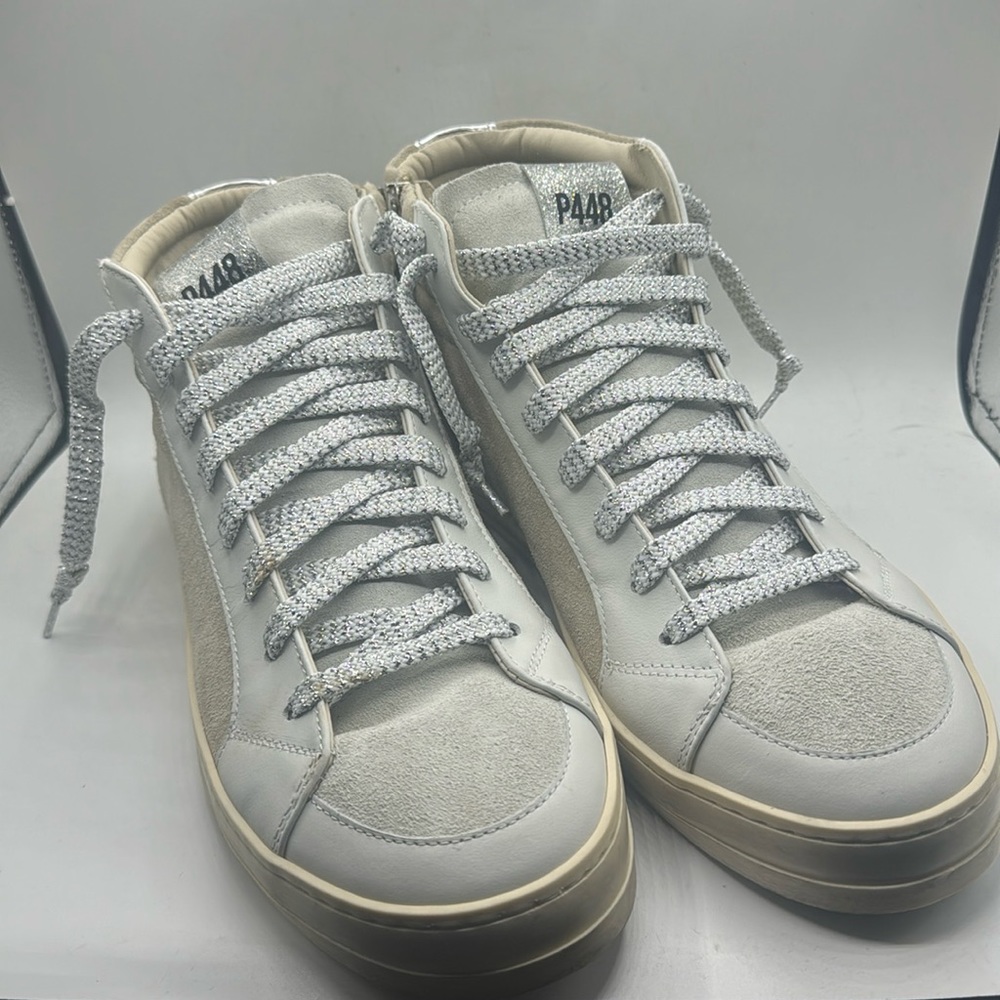 P448 High Top Skate Flex Sneakers Metallic - Picture 2 of 14